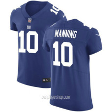 Eli Manning New York Giants Mens Elite Team Color Vapor Royal Jersey Bestplayer